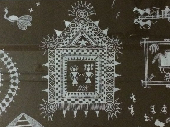 Chauk or Chukat depicting Temple of Mother Goddess